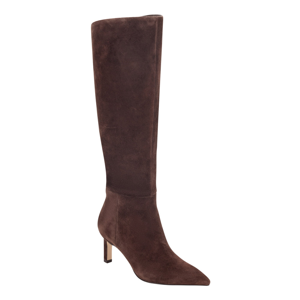 Esmee Leather Boot - Dark Brown Suede / Marc Fisher Online
