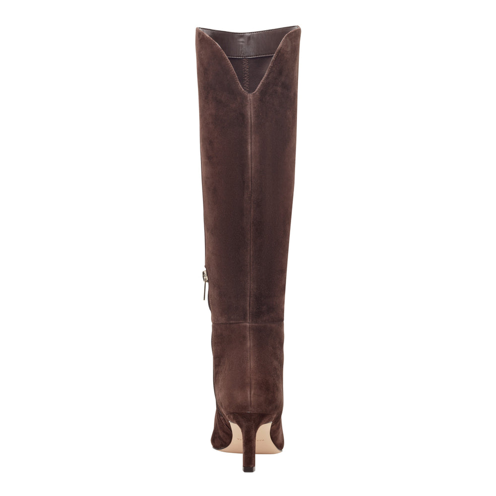 Esmee Leather Boot - Dark Brown Suede / Marc Fisher Online