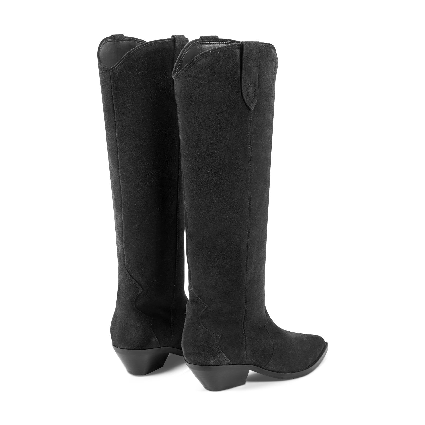 Ander Leather Western Boot - Dark Blue Suede / Marc Fisher Outlet
