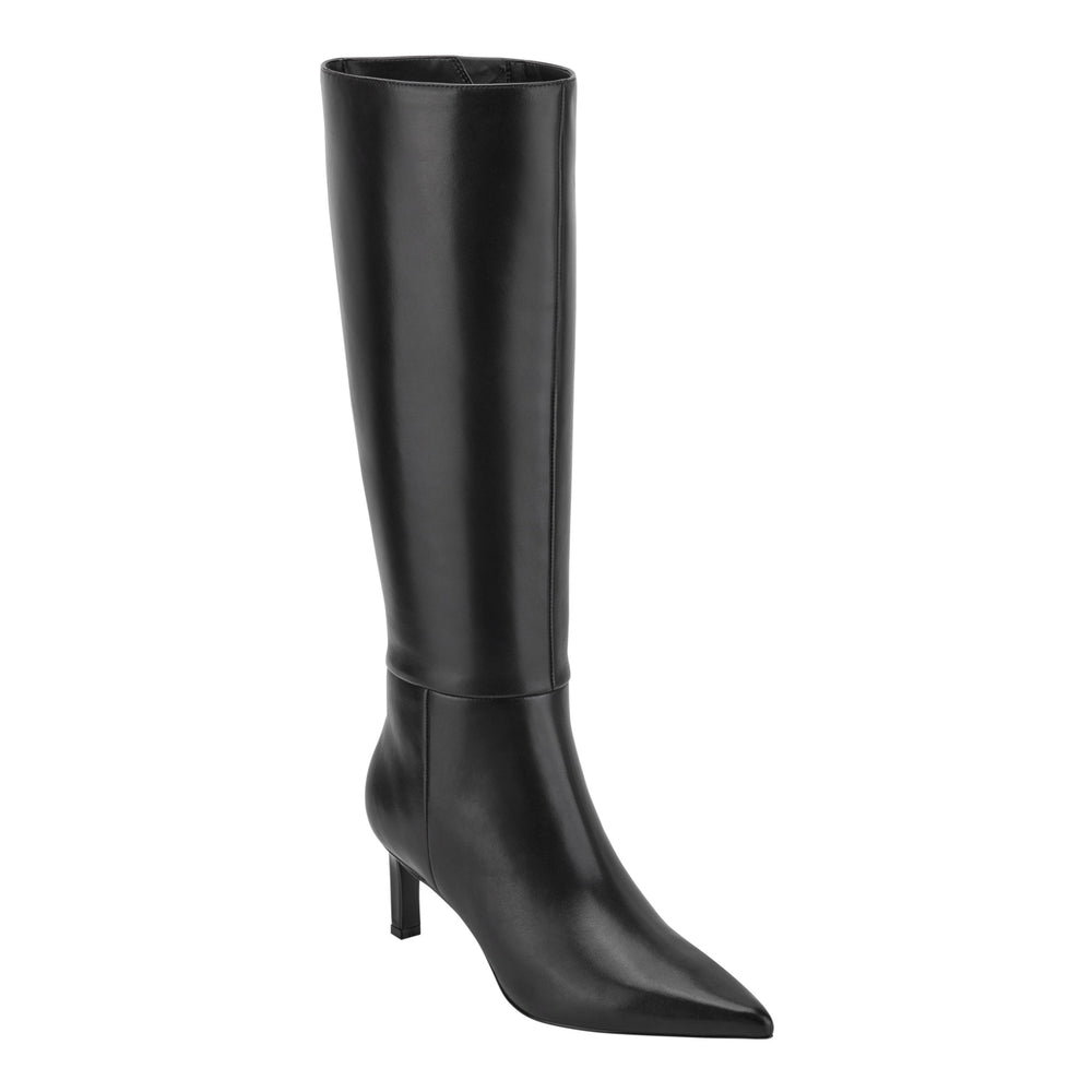 Eva Leather Boot - Black Leather / Marc Fisher On Sale