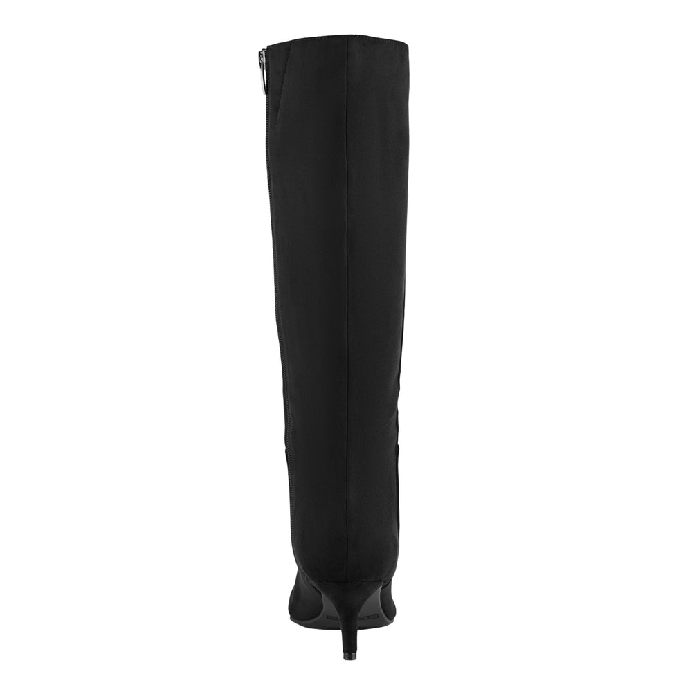 Glint Wide Calf Kitten Heel Boot - Black / Marc Fisher Online