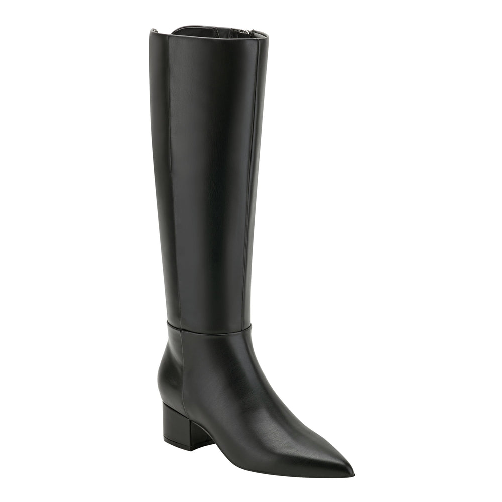 Gradia Wide Calf Block Heel Boot - Black / Marc Fisher For Sale