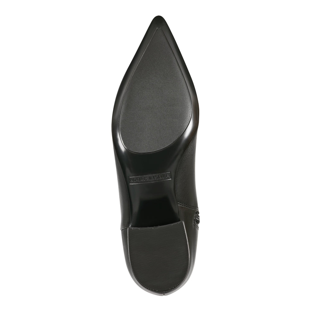 Gradia Wide Calf Block Heel Boot - Black / Marc Fisher For Sale