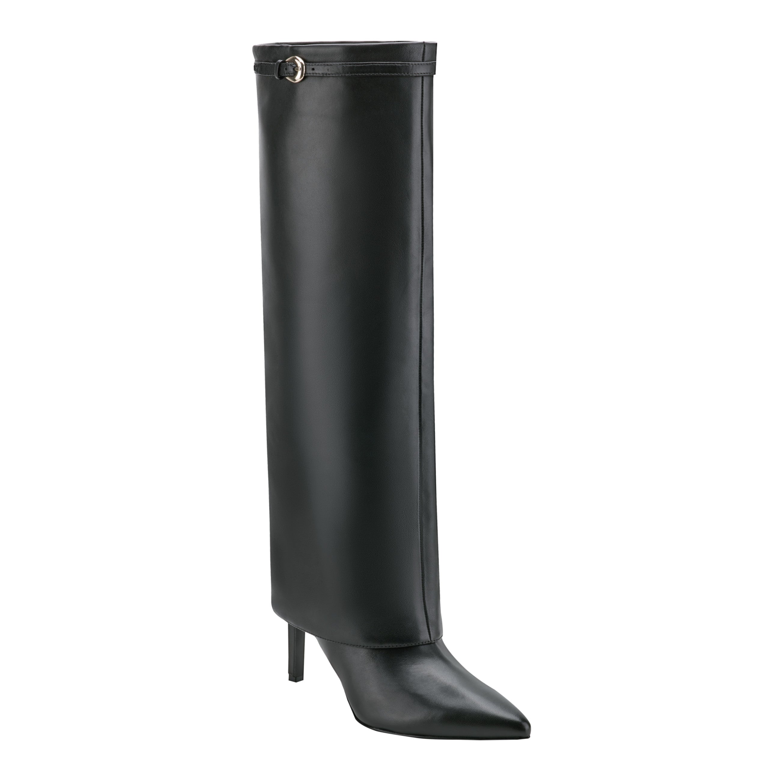 Naples Leather Boot - Black Leather / Marc Fisher Outlet