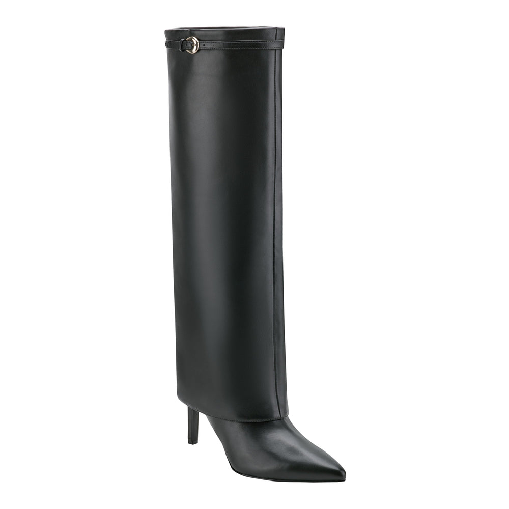 Naples Leather Boot - Black Leather / Marc Fisher Outlet