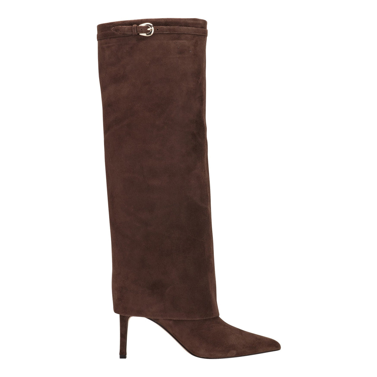 Naples Leather Boot - Dark Brown Suede / Marc Fisher US