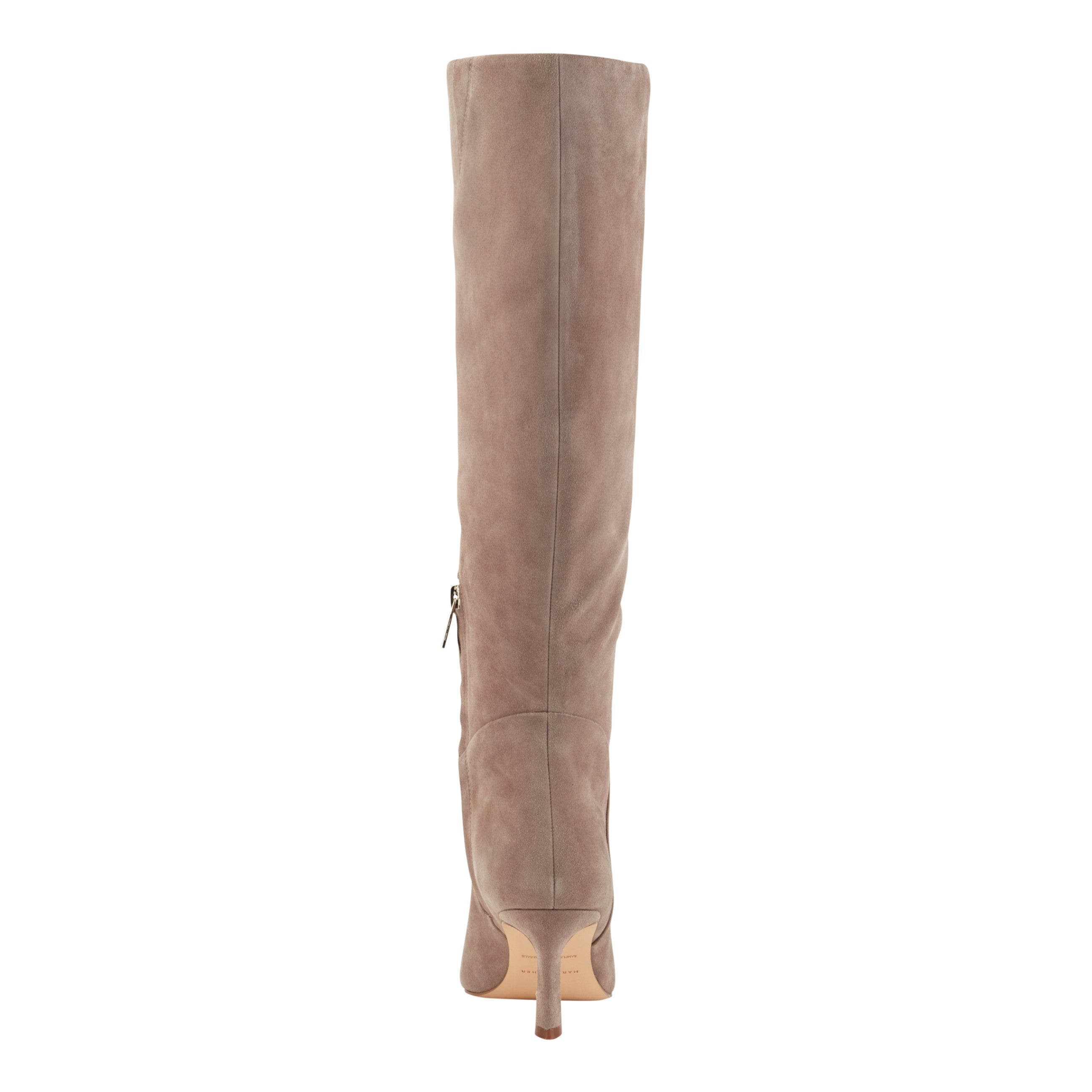 Sabrina Leather Boot - Taupe Suede / Marc Fisher On Sale