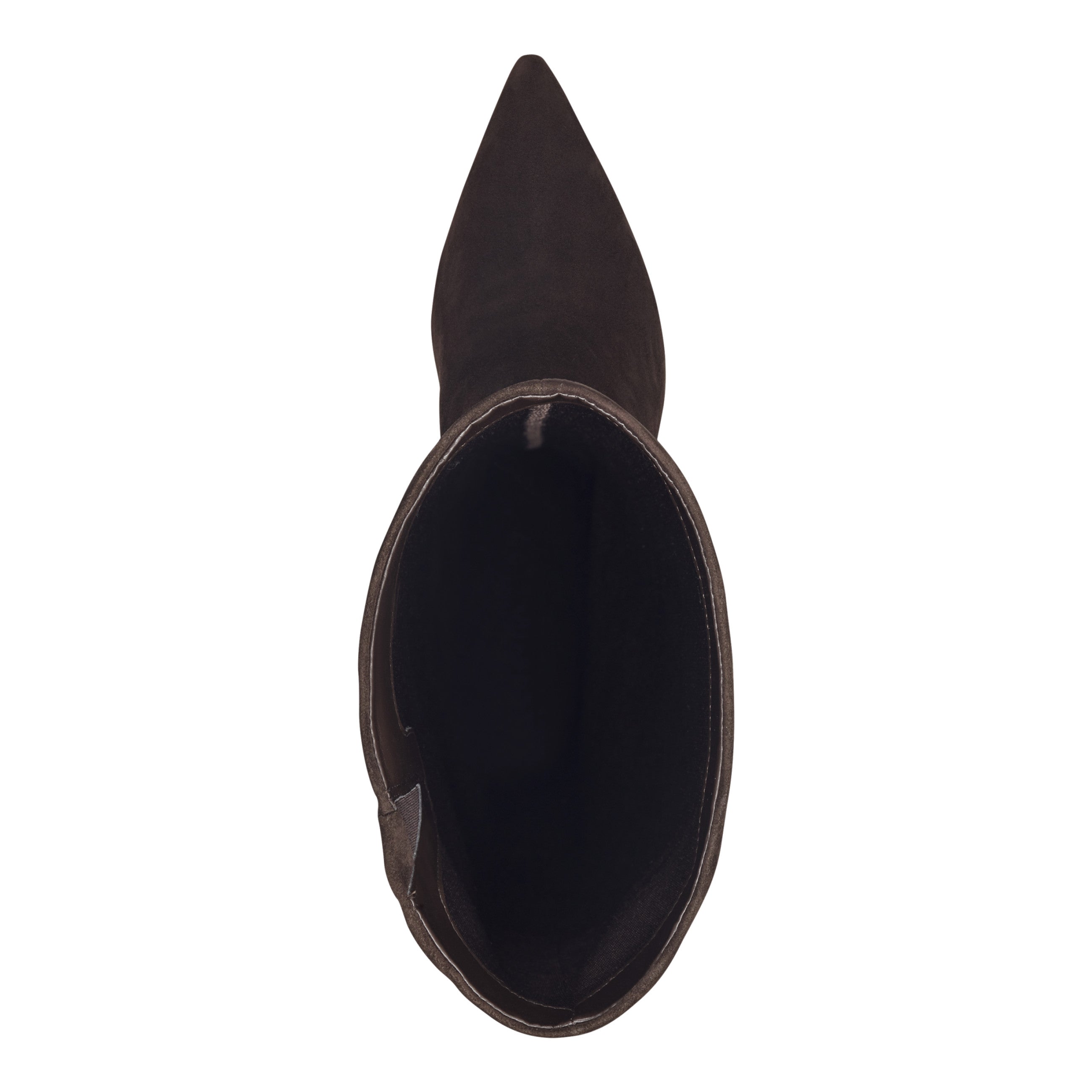 Sabrina Wide Calf Leather Boot - Dark Brown Suede / Marc Fisher Discount
