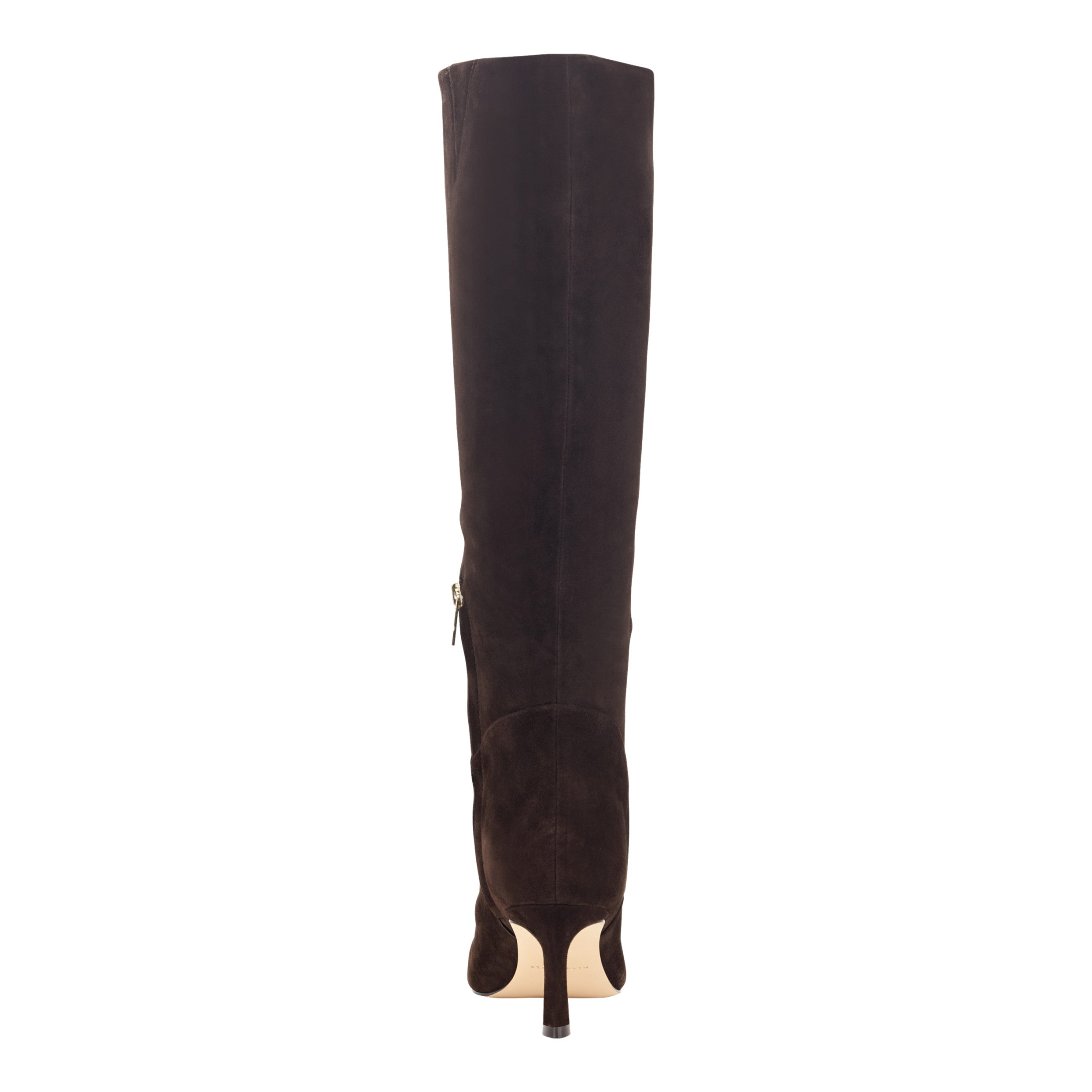 Sabrina Wide Calf Leather Boot - Dark Brown Suede / Marc Fisher Discount