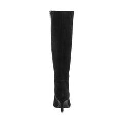 Lucinda Kitten Heel Leather Boot - Black Suede / Marc Fisher For Sale