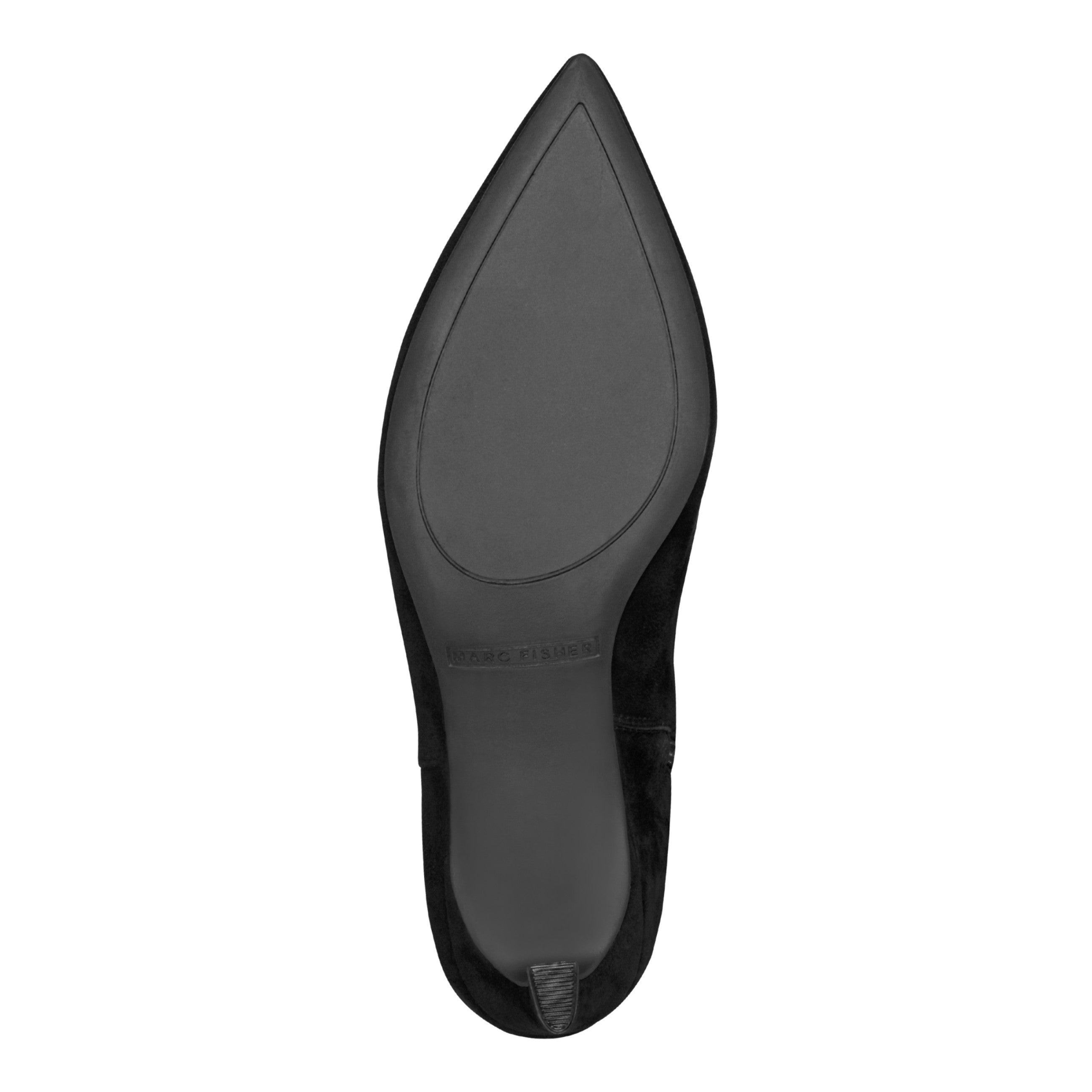 Lucinda Kitten Heel Leather Boot - Black Suede / Marc Fisher For Sale