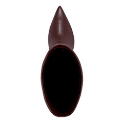 Esmee Leather Boot - Merlot Leather / Marc Fisher Outlet