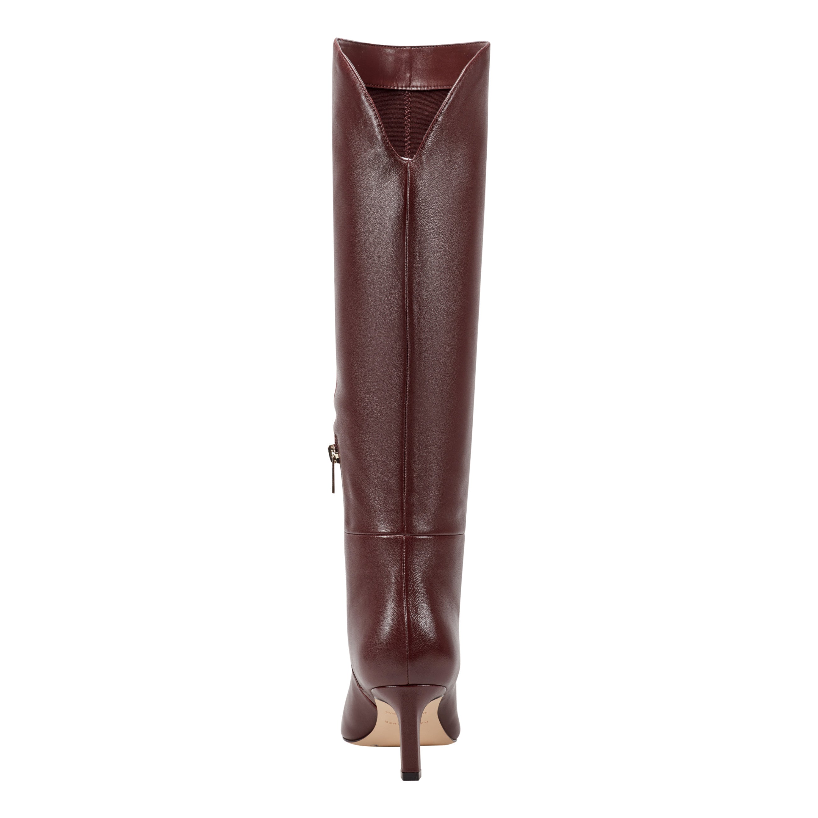 Esmee Leather Boot - Merlot Leather / Marc Fisher Outlet