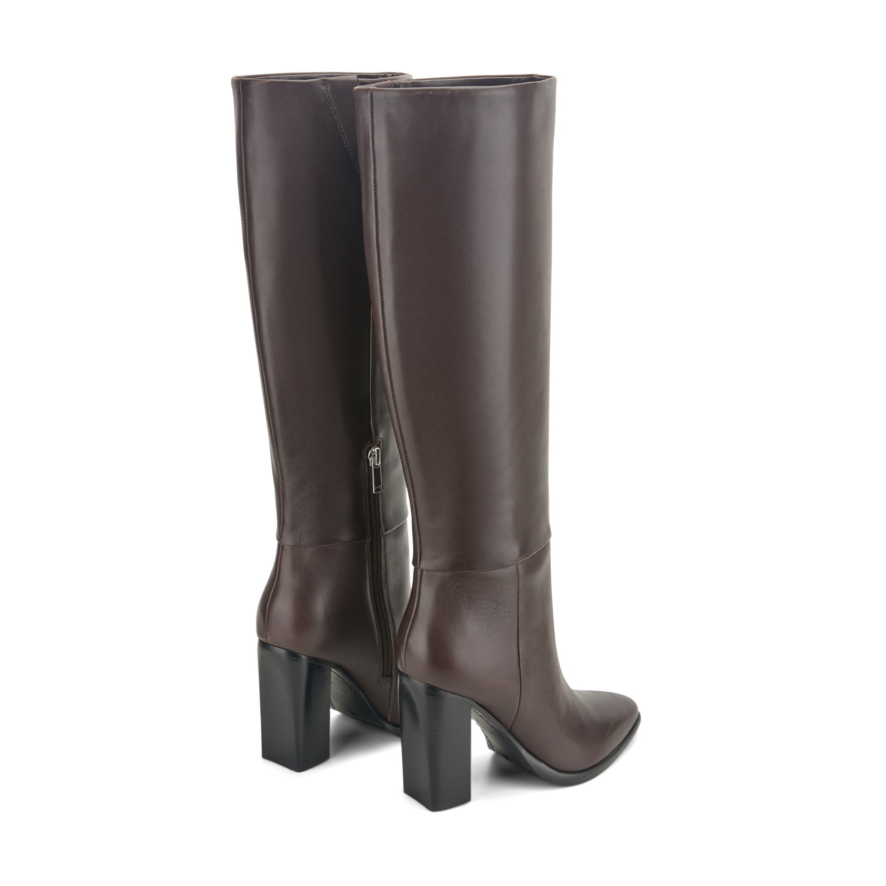Lannie Dress Leather Boot - Dark Merlot Leather / Marc Fisher On Sale
