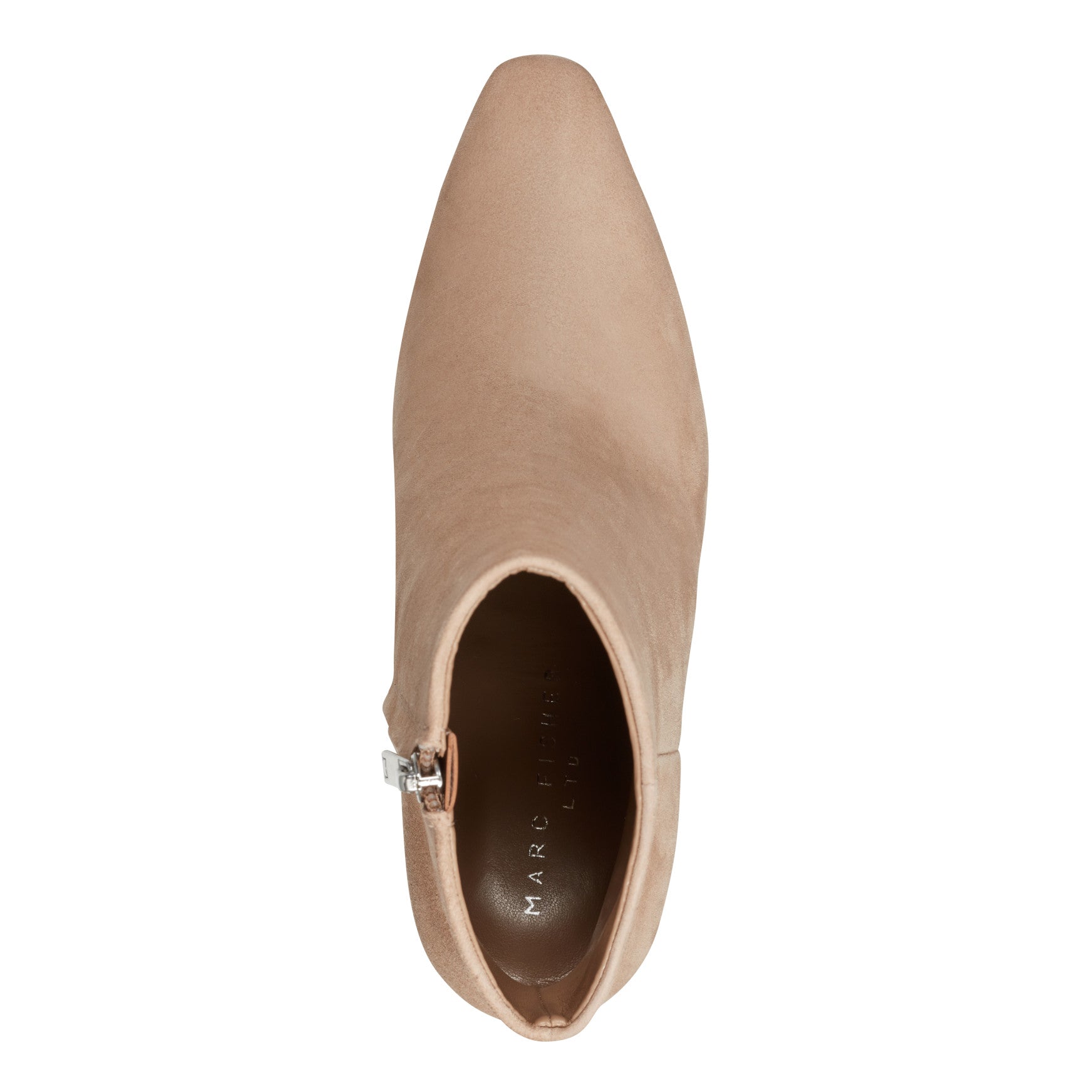 Yanara Heeled Leather Bootie - Cognac Suede / Marc Fisher Online