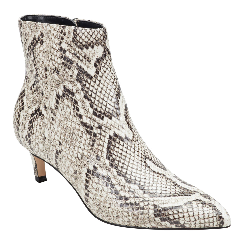 Itzia Ankle Leather Bootie - Snake Printed Leather / Marc Fisher Sale