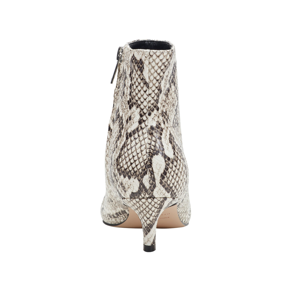 Itzia Ankle Leather Bootie - Snake Printed Leather / Marc Fisher Sale