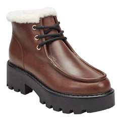 Percy Lug Sole Bootie - Dark Brown Leather / Marc Fisher Outlet