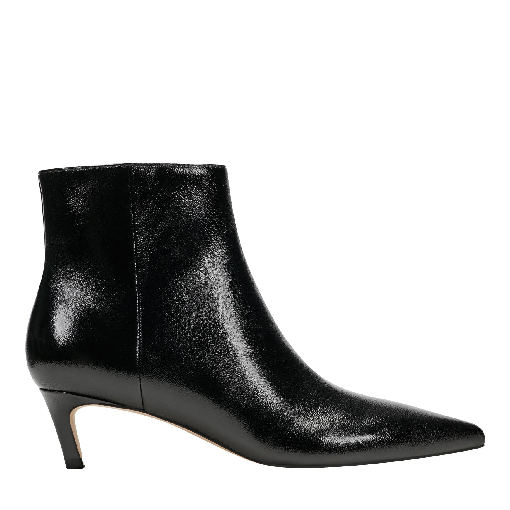 Itzia Ankle Leather Bootie - Black Leather / Marc Fisher On Sale