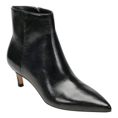 Itzia Ankle Leather Bootie - Black Leather / Marc Fisher On Sale