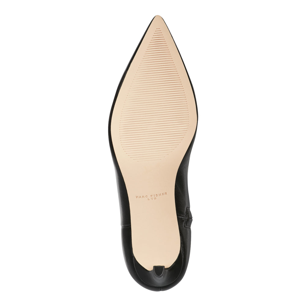 Itzia Ankle Leather Bootie - Black Leather / Marc Fisher On Sale