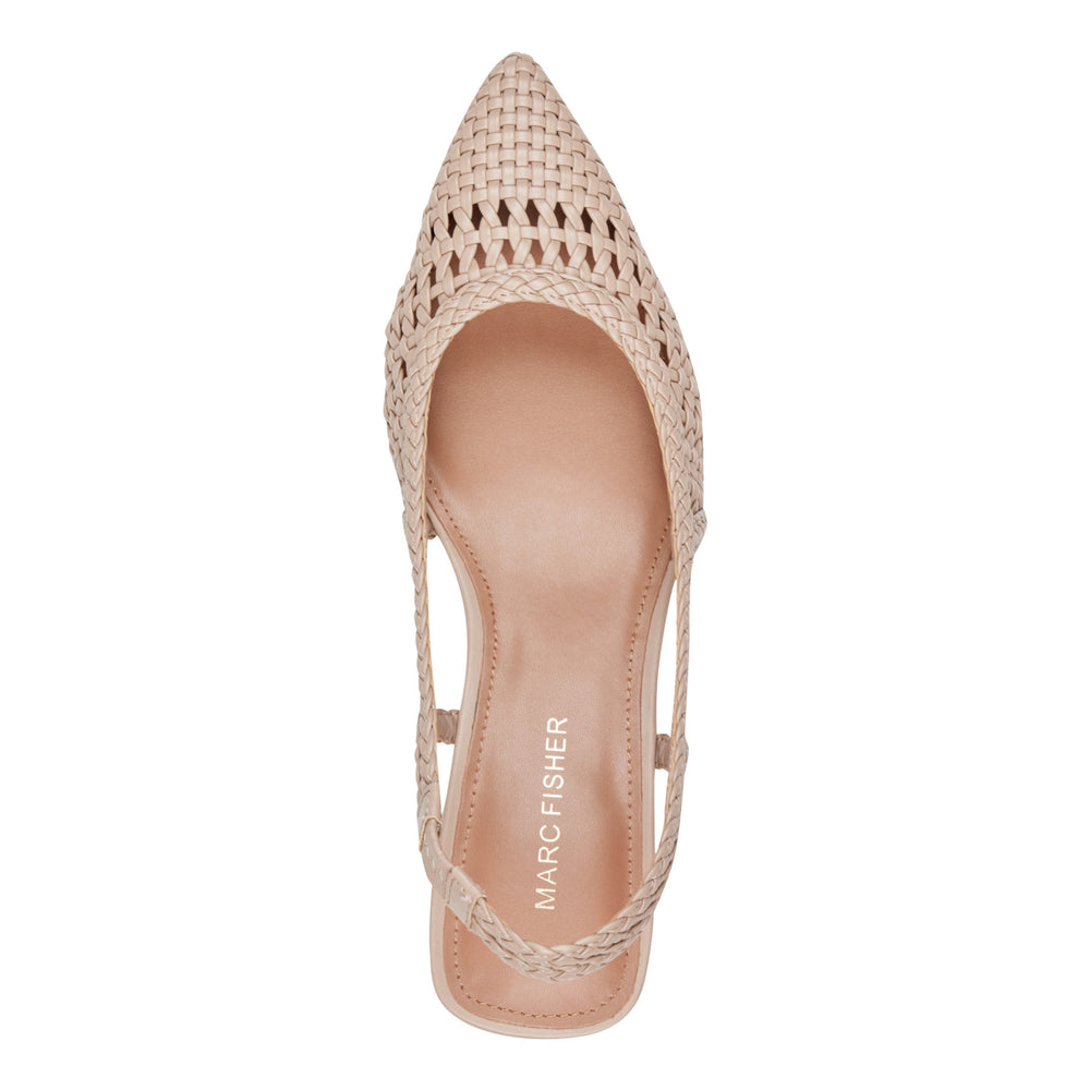 Latiya Woven Slingback Pump - Natural / Marc Fisher Online