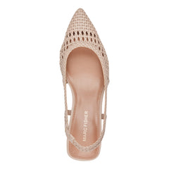Latiya Woven Slingback Pump - Natural / Marc Fisher Online