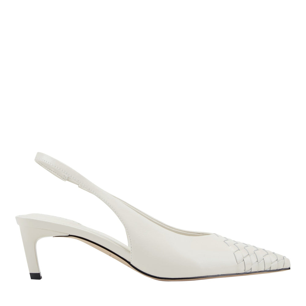 Rilly Leather Slingback Pump - Ivory Leather / Marc Fisher Sale
