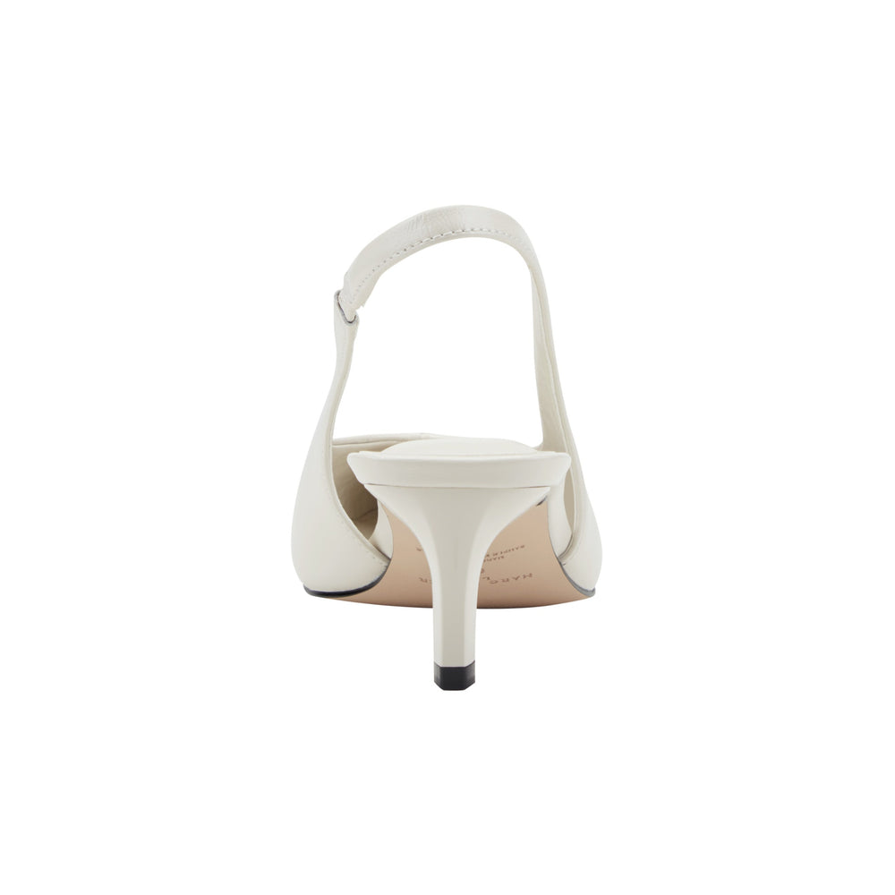 Rilly Leather Slingback Pump - Ivory Leather / Marc Fisher Sale