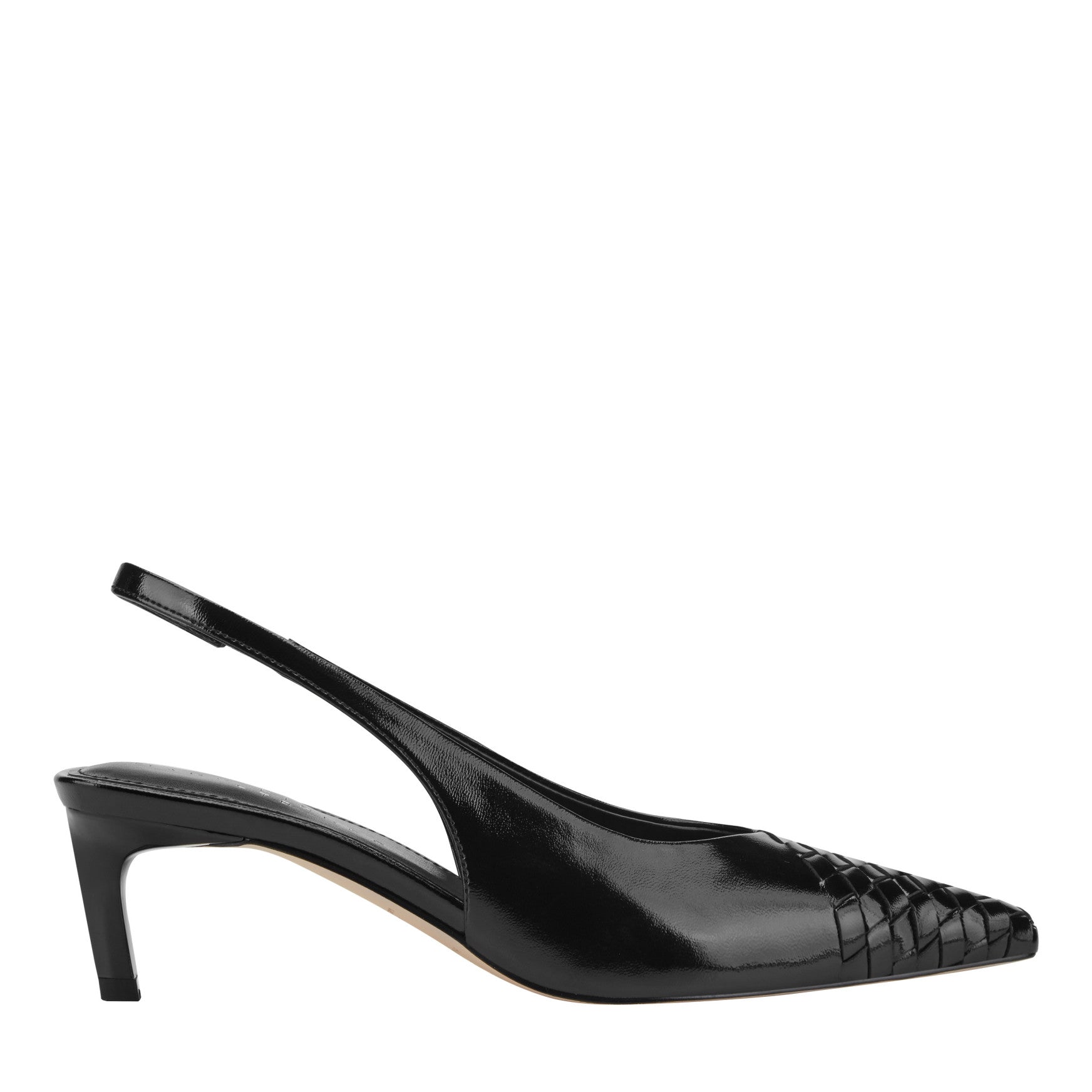 Rilly Leather Slingback Pump - Black Leather / Marc Fisher On Sale