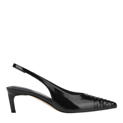 Rilly Leather Slingback Pump - Black Leather / Marc Fisher On Sale