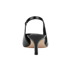 Rilly Leather Slingback Pump - Black Leather / Marc Fisher On Sale