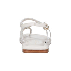 Gerty Strappy Leather Flat Sandal - Chic Cream Leather / Marc Fisher For Sale