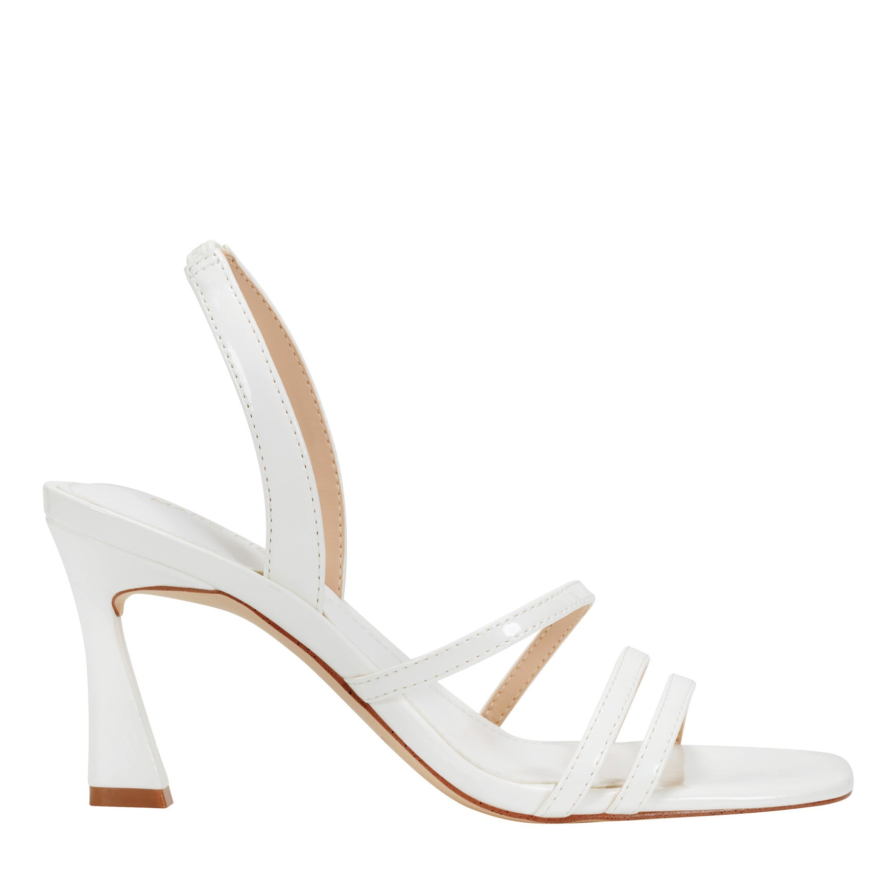 Nalina Slingback Sandal - White Patent / Marc Fisher US