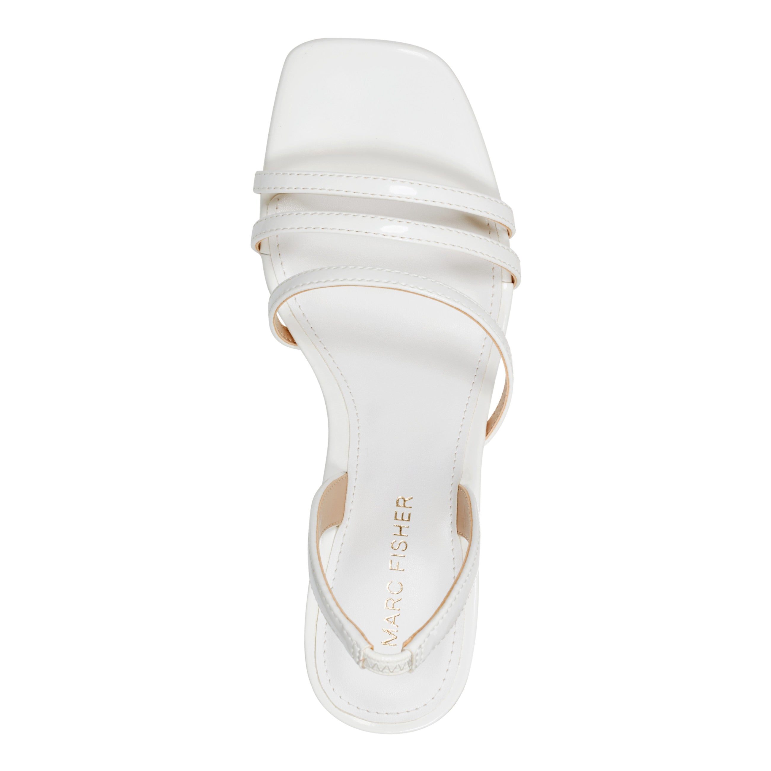 Nalina Slingback Sandal - White Patent / Marc Fisher US