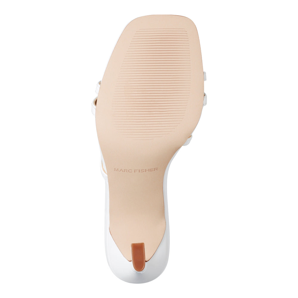 Nalina Slingback Sandal - White Patent / Marc Fisher US
