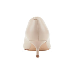 Calynna Leather Kitten Heel Pump - Cream Leather / Marc Fisher For Sale