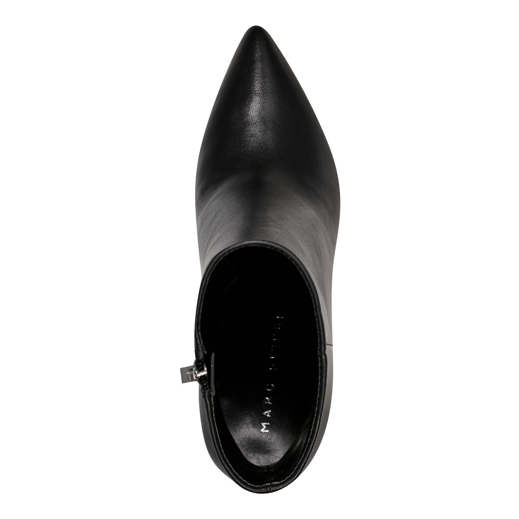 Ulani Heeled Leather Bootie - Black Leather / Marc Fisher Sale