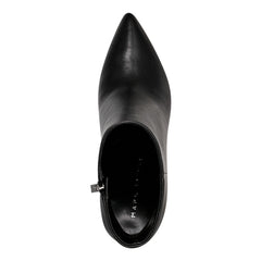 Ulani Heeled Leather Bootie - Black Leather / Marc Fisher Sale