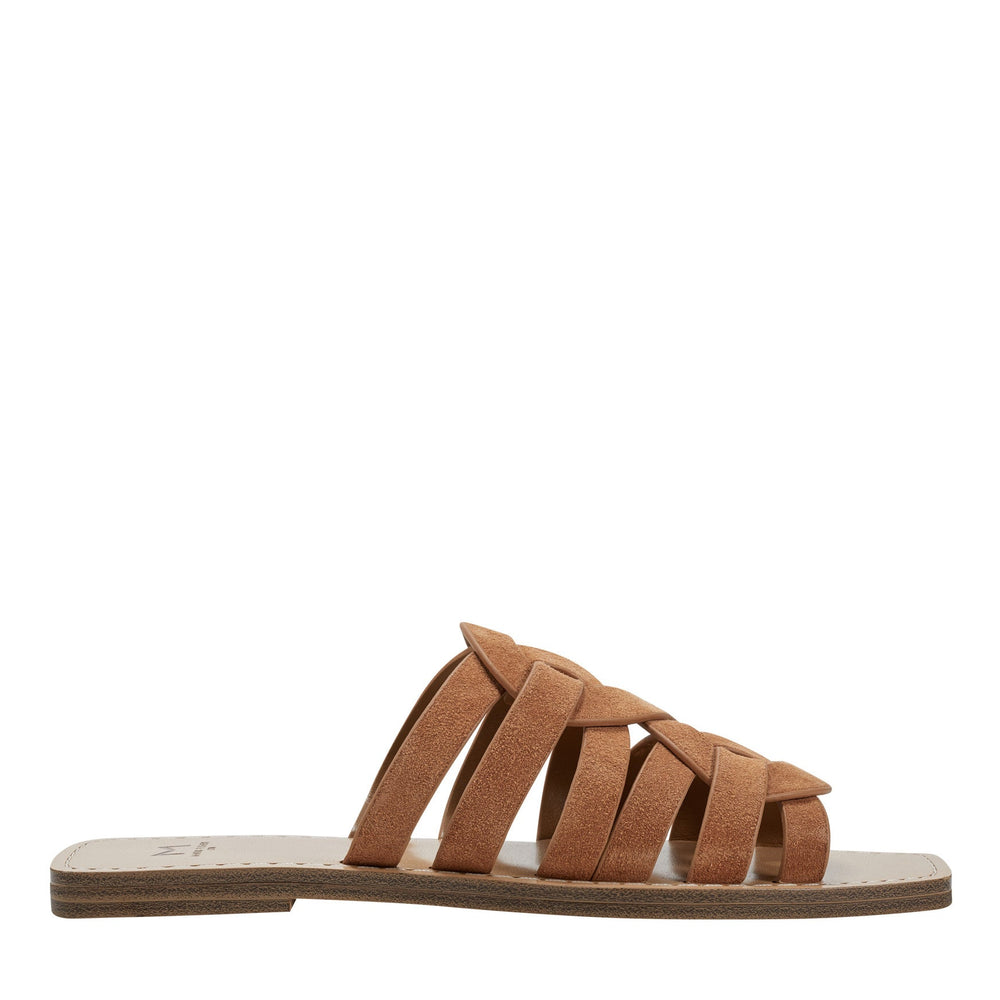 Kimiko Flat Slide Sandal - Natural / Marc Fisher US