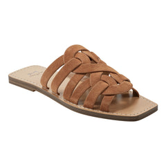 Kimiko Flat Slide Sandal - Natural / Marc Fisher US