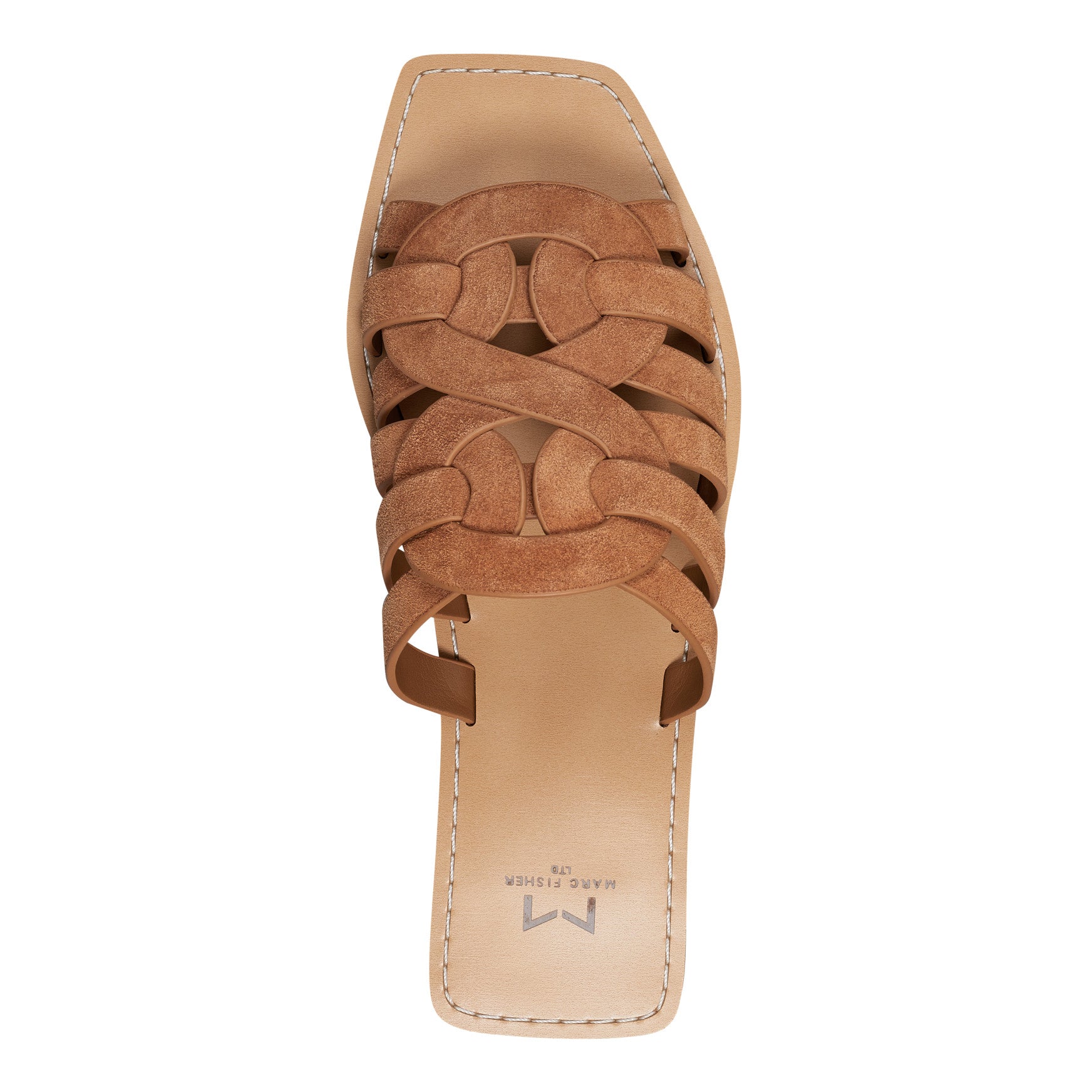 Kimiko Flat Slide Sandal - Natural / Marc Fisher US