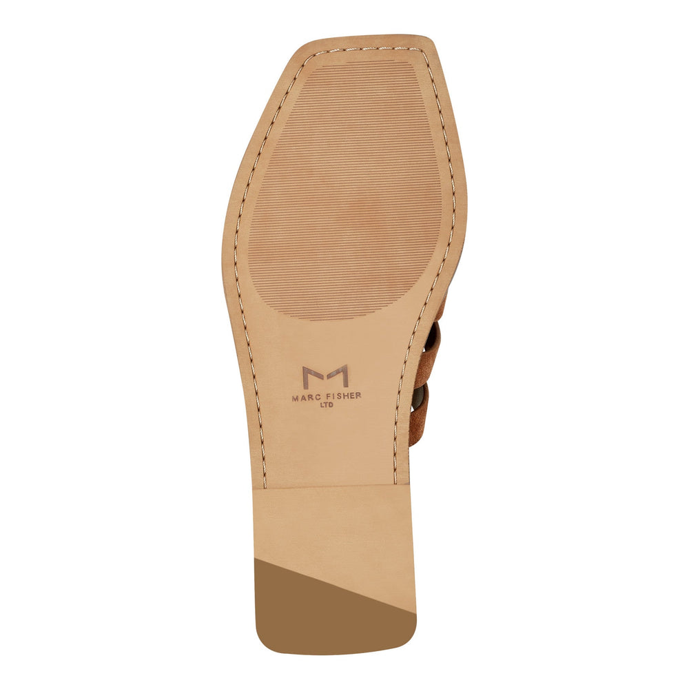Kimiko Flat Slide Sandal - Natural / Marc Fisher US