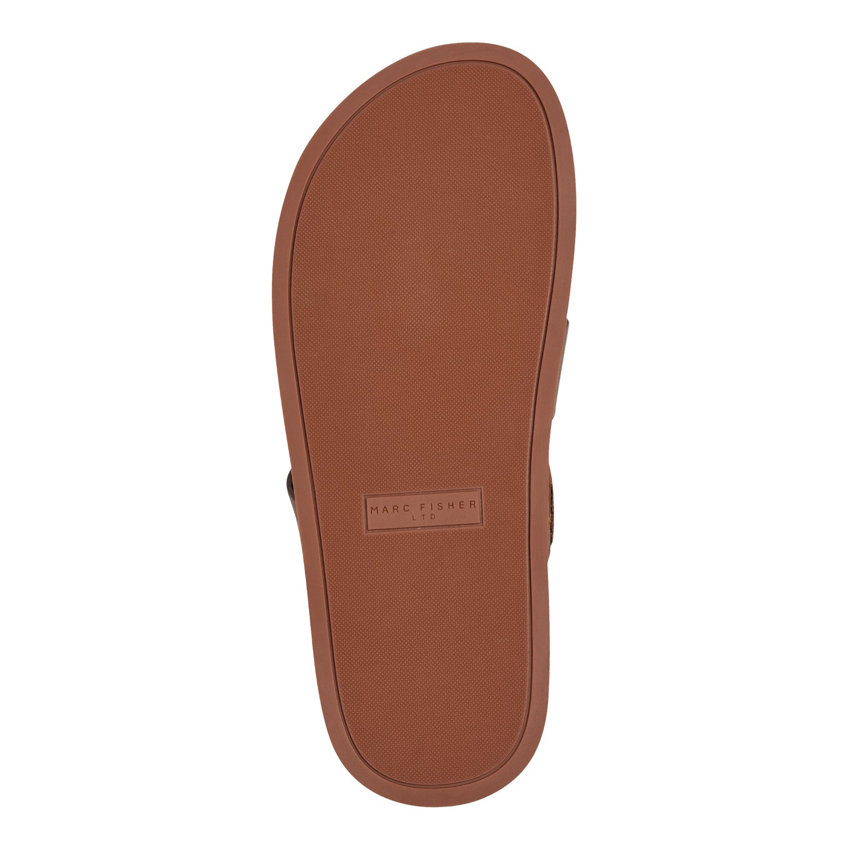 Verity Flat Leather Footbed Sandal - Brown Leather / Marc Fisher Online