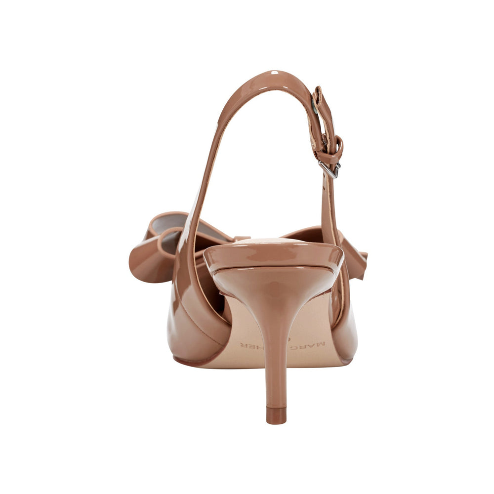 Allon Bow Slingback Pump - Light Brown Patent / Marc Fisher For Sale