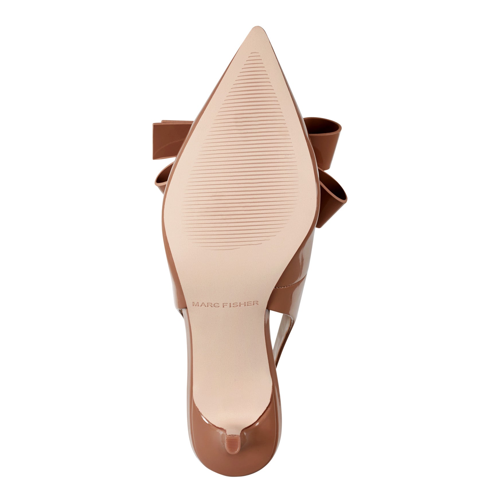 Allon Bow Slingback Pump - Light Brown Patent / Marc Fisher For Sale