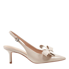 Allon Bow Slingback Pump - Light Natural Patent / Marc Fisher Sale