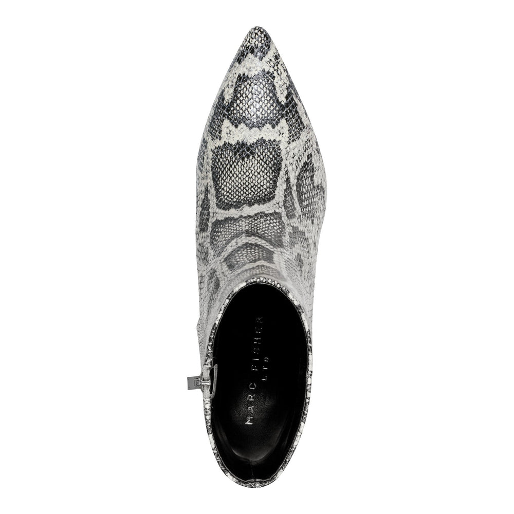 Iggy Dress Leather Bootie - Snake Printed Leather / Marc Fisher Outlet
