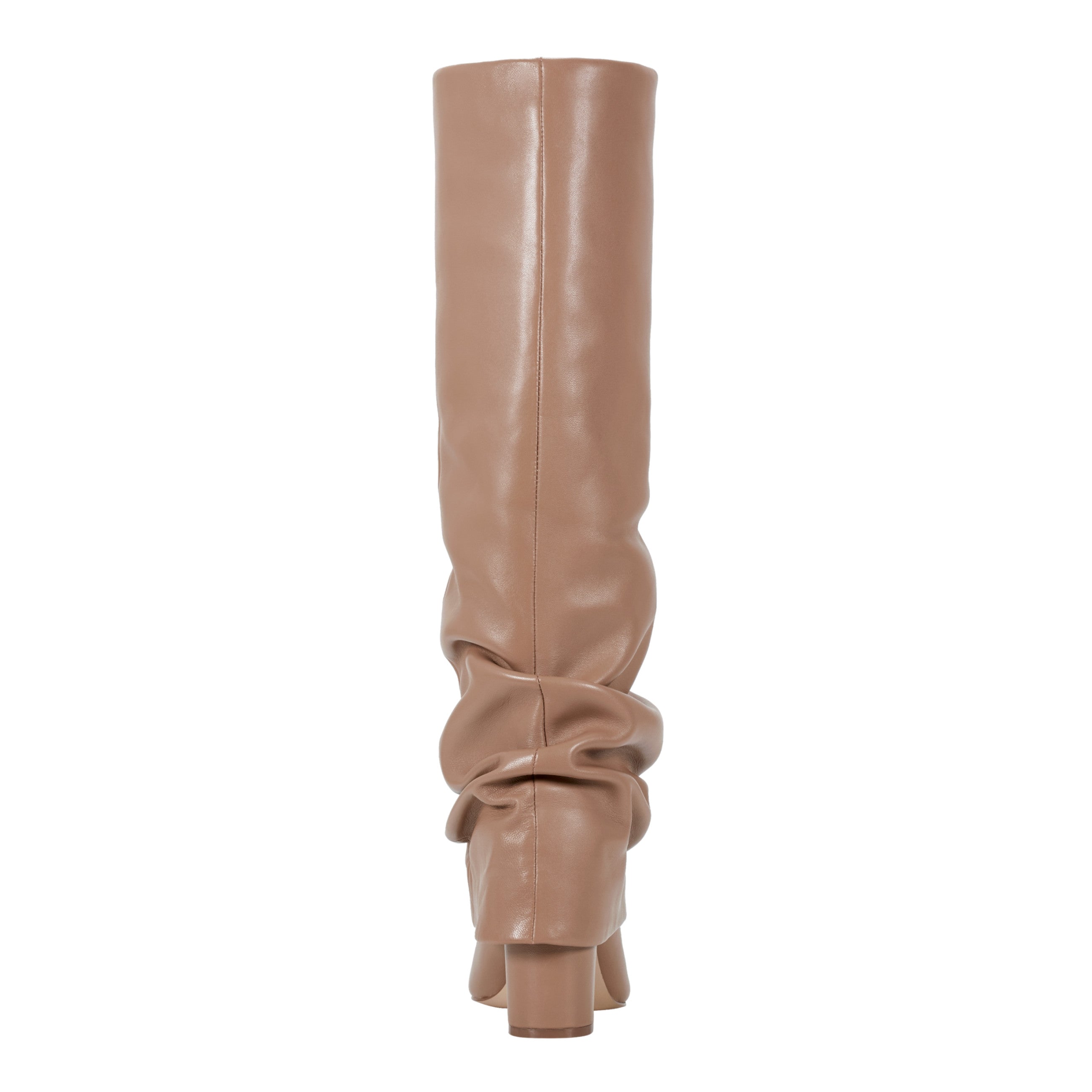 Lalita Foldover Dress Leather Boot - Light Natural Leather / Marc Fisher US