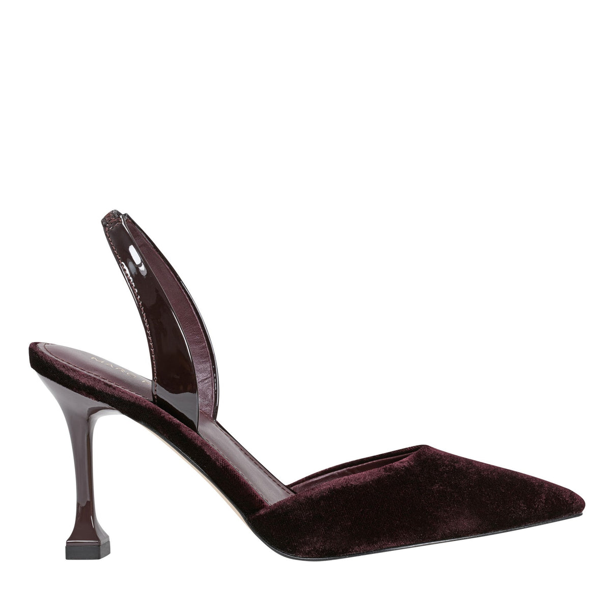 Hadya Slingback Pump - Dark Red Velvet / Marc Fisher For Sale